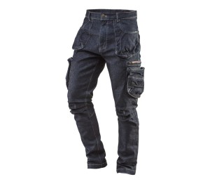 NEO TOOLS 81-229 Spodnie robocze do pasa 5-kieszeniowe DENIM
