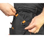 NEO TOOLS 81-239 Spodnie robocze do pasa HD Slim odpinane kieszenie
