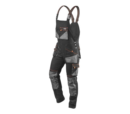 NEO TOOLS 81-248 Spodnie robocze ogrodniczki HD Slim