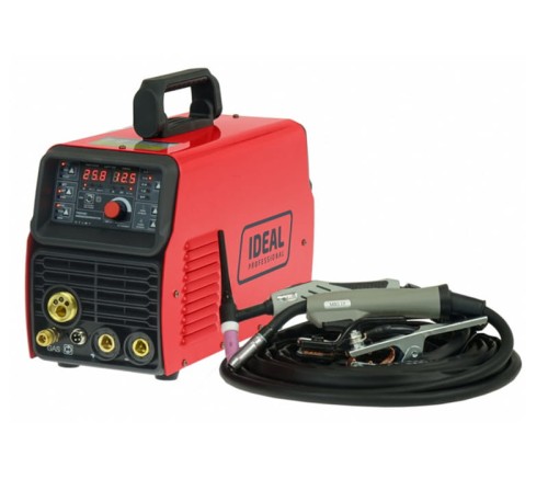 IDEAL TECNO MIG 203 SYNERGIC VRD + TIG ACX Inwertorowy półautomat spawalniczy MIG / TIG / MMA 200 A
