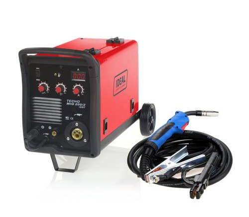 IDEAL TECNO MIG 200/2 DIGITAL Inwertorowy półautomat spawalniczy MIG / MMA 200 A