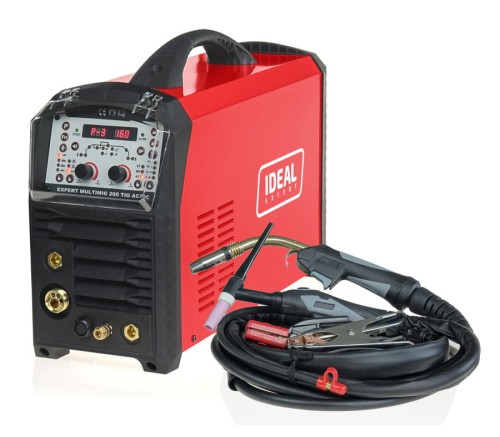 IDEAL EXPERT MULTIMIG 200 Inwertorowy półautomat spawalniczy MIG / TIG / MMA 200 A