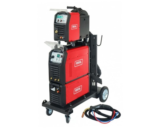 IDEAL EXPERT MIG 540W DUAL PULSE Inwertorowy półautomat spawalniczy MIG / MMA 500 A + podajnik