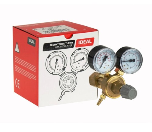 IDEAL 255200 Reduktor CO2/Argon MINI z 2 manometrami