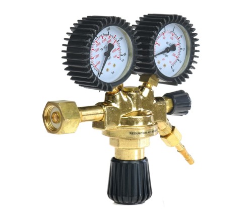 IDEAL 275201 Reduktor AZOT MAXY z 2 manometrami