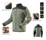 NEO TOOLS 81-505 Bluza polarowa wzmacniana CAMO
