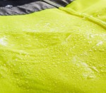 NEO TOOLS 81-750 Spodnie robocze do pasa ostrzegawcze softshell żółte