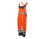 NEO TOOLS 81-776 Spodnie robocze ogrodniczki ostrzegawcze wodoodporne pomarańczowe