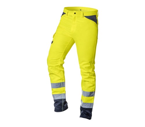 NEO TOOLS 81-792 Spodnie do pasa ostrzegawcze żółte