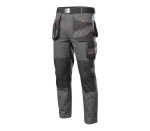 NEO TOOLS 81-325 Spodnie robocze do pasa, 100% bawełna, z paskiem