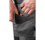 NEO TOOLS 81-325 Spodnie robocze do pasa, 100% bawełna, z paskiem