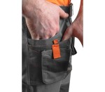 NEO TOOLS 81-325 Spodnie robocze do pasa, 100% bawełna, z paskiem