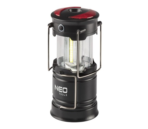 NEO TOOLS 99-030 Lampa biwakowa bateryjna 3 w 1 200 lm COB LED 3xAA