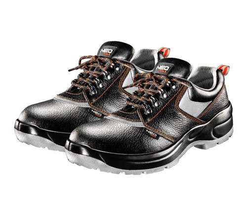 NEO TOOLS 82-010-18 Półbuty robocze skórzane, S1P SRA