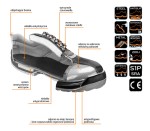 NEO TOOLS 82-010-18 Półbuty robocze skórzane, S1P SRA
