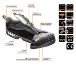 NEO TOOLS 82-030-38 Półbuty robocze zamszowe, S1P SRA