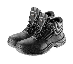 NEO TOOLS 82-770 Trzewiki zawodowe bez podnoska skórzane O2 FO SRC