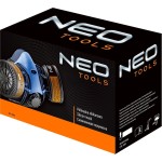 NEO TOOLS 97-350 Półmaska silikonowa z miejscem na dwa pochłaniacze (bez pochłaniaczy)
