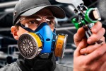 NEO TOOLS 97-350 Półmaska silikonowa z miejscem na dwa pochłaniacze (bez pochłaniaczy)