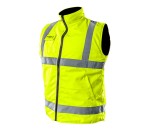 NEO TOOLS 81-520 Bezrękawnik roboczy ostrzegawczy, dwustronny, żółty