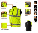 NEO TOOLS 81-520 Bezrękawnik roboczy ostrzegawczy, dwustronny, żółty