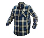 NEO TOOLS 81-541 Koszula flanelowa w kratę granatowa