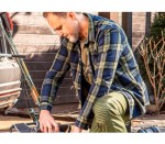 NEO TOOLS 81-541 Koszula flanelowa w kratę granatowa