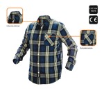 NEO TOOLS 81-541 Koszula flanelowa w kratę granatowa