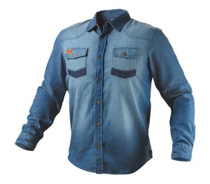 NEO TOOLS 81-549 Koszula robocza jeansowa DENIM