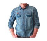 NEO TOOLS 81-549 Koszula robocza jeansowa DENIM