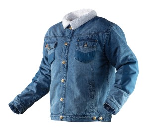 NEO TOOLS 81-557 Kurtka jeansowa ocieplana DENIM
