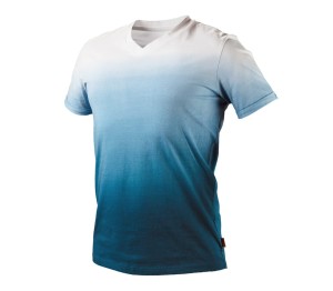 NEO TOOLS 81-602 Koszulka T-shirt cieniowana DENIM 180g/m2
