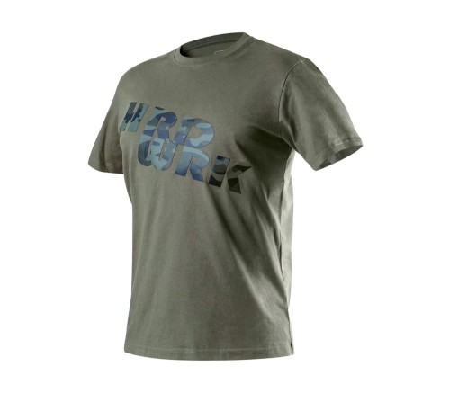 NEO TOOLS 81-612 Koszulka T-shirt CAMO oliwkowa 180g/m2