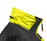 NEO TOOLS 81-700 Kurtka robocza ostrzegawcza Softshell z kapturem, żółta
