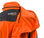 NEO TOOLS 81-701 Kurtka robocza ostrzegawcza Softshell z kapturem, pomarańczowa