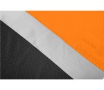 NEO TOOLS 81-731 Koszulka T-shirt ostrzegawcza, pomarańczowa  z czarnym pasem 150g/m2