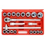 KRAFT&DELE KD304 Klucze nasadowe 3/4”, zestaw 21 szt. w walizce