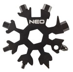 NEO TOOLS GD015 Narzędzie wielofunkcyjne, płatek śniegu 19w1, 2 szt.
