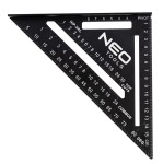 NEO TOOLS 72-102 Kątownik ciesielski 180 mm do krokwi, aluminiowy