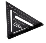 NEO TOOLS 72-102 Kątownik ciesielski 180 mm do krokwi, aluminiowy