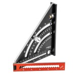 NEO TOOLS 72-105 Kątownik aluminiowy 150 mm, ekierka budowlana z linijką i stopką