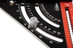 NEO TOOLS 72-105 Kątownik aluminiowy 150 mm, ekierka budowlana z linijką i stopką