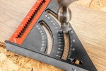 NEO TOOLS 72-105 Kątownik aluminiowy 150 mm, ekierka budowlana z linijką i stopką