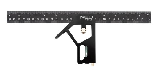 NEO TOOLS 72-127 Kątownik wielofunkcyjny aluminiowy 30 cm