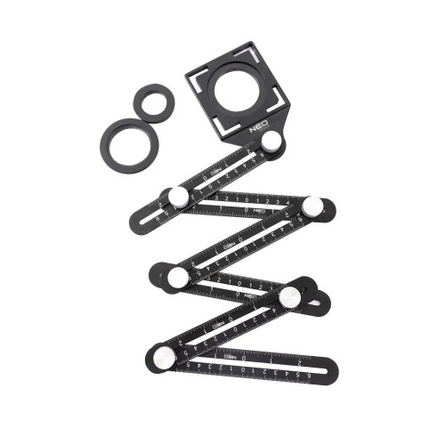 NEO TOOLS 72-351 Linijka kątowa, 6 ramion