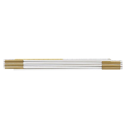 NEO TOOLS 74-010 Miara składana drewniana 1 m, biało-żółta