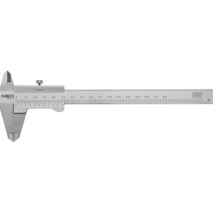 NEO TOOLS 75-001 Suwmiarka 150 mm z certyfikatem DIN, stal nierdzewna