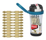 MAKITA B-52912 Końcówki wkrętakowe / bity PH2 IMPACT GOLD, dwustronne, 10 szt., w pojemniku z magnetyzerem