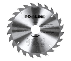 PROLINE 84207 Tarcza do cięcia drewna 205 x 30 mm, 24z