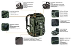 Plecak taktyczny z poliestru 600D Neo 84-321